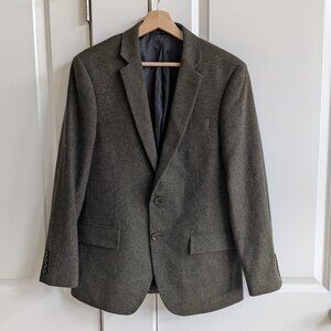 J Crew Thompson Blazer Men 38S Wool Blend Tweed Sport Coat Suit Jacket